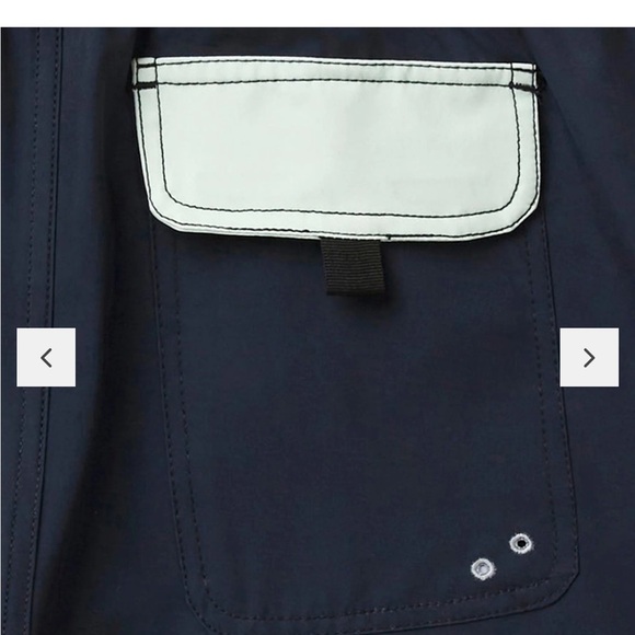 Neff Blue and Green Swim Trunks Relaxed Fit - Picture 3 of 6